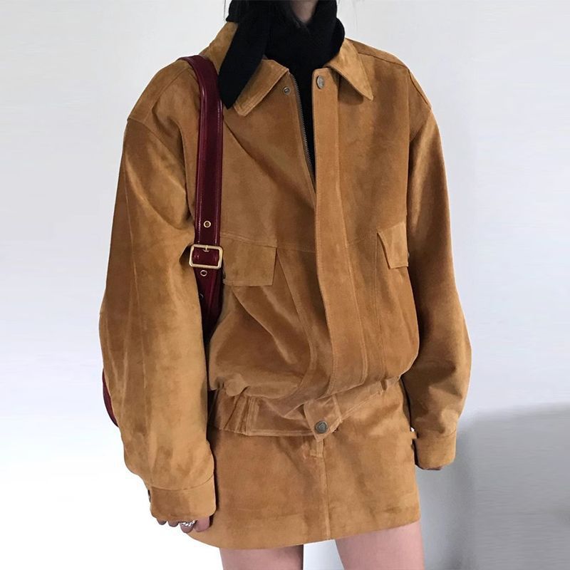 Ensemble Deux pièces en velours en dain